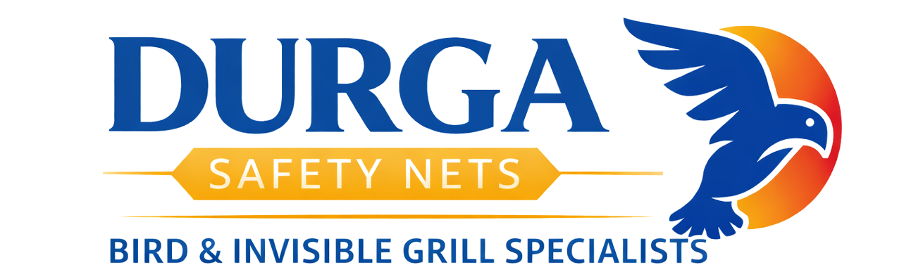 Durga Safety Nets | Balcony Safety Net Bangalore | Pigeon Nets & Bird Netting Services | Net For Balcony Free Installation 9742262243